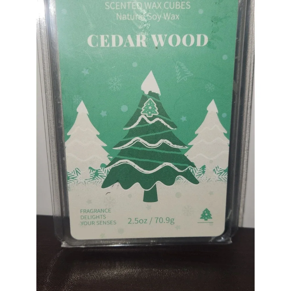 Cedarwood Fragrance Delights Scented‎ Natural Soy Wax Cubes 2.5oz~NEW